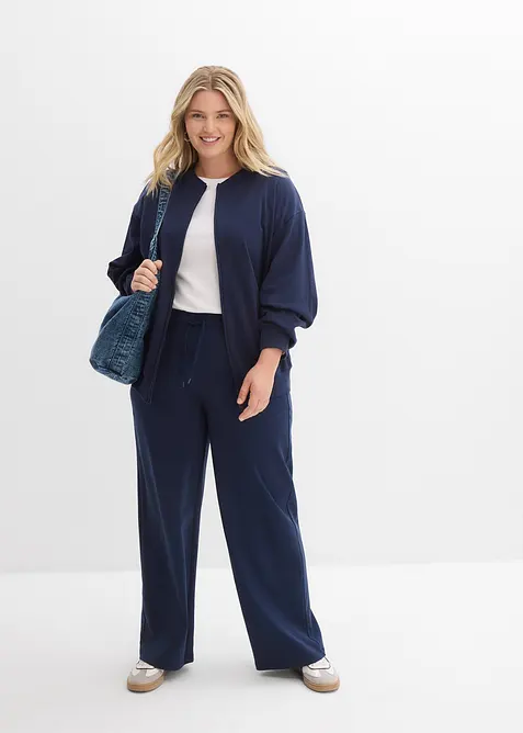 Sweatjacke aus reiner Baumwolle, bonprix