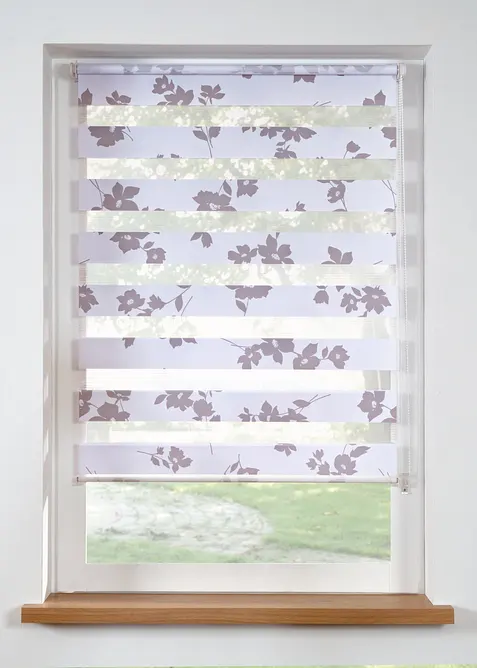 Doppelrollo mit Blumen Druck, bonprix