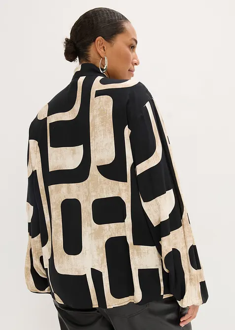 Chemisier en viscose fluide &agrave; lavalli&egrave;re, bonprix