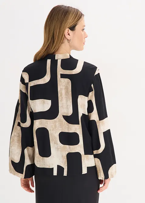 Chemisier en viscose fluide &agrave; lavalli&egrave;re, bonprix