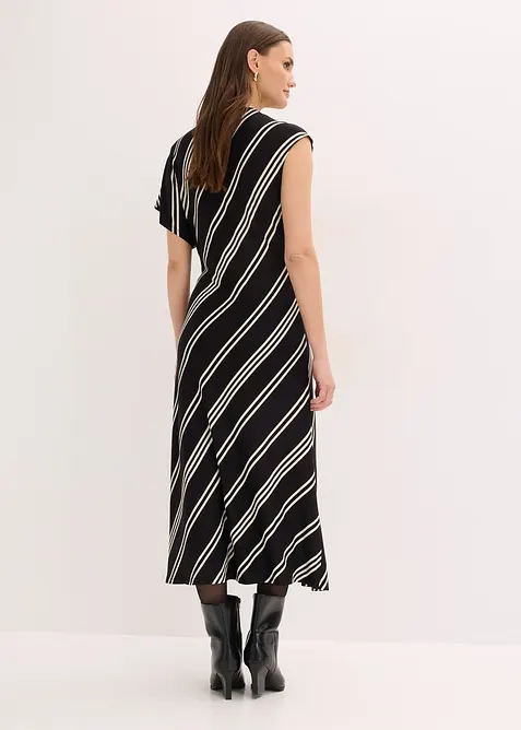 Robe midi en mati&egrave;re douce, bonprix