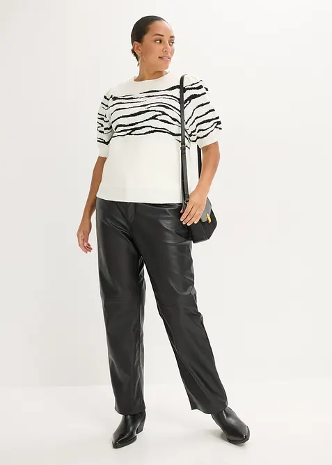 Pullover mit Puff&auml;rmeln, bonprix