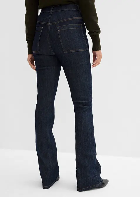 Bootcut-Jeans High Waist, Bequembund, bonprix
