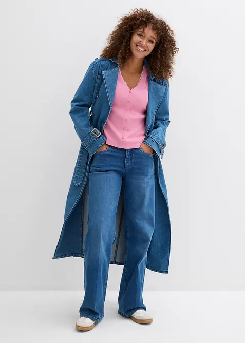 2-in-1-Shirt aus reiner Baumwolle, bonprix