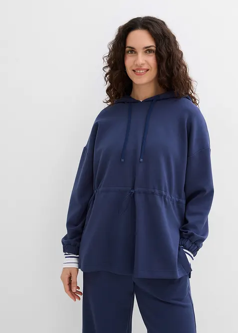 Oversize-Shirt aus softem Scuba, bonprix