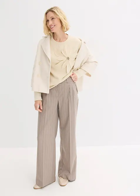 Sweat-shirt avec application, bonprix