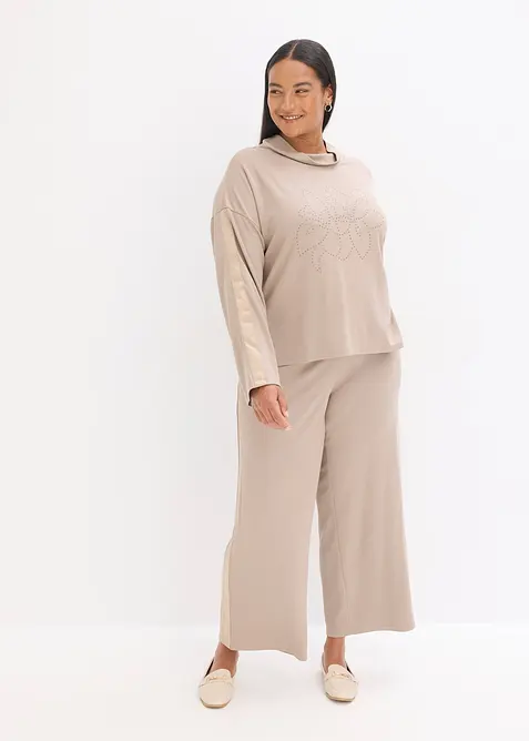 T-shirt confortable en Punto di Roma, bonprix