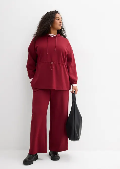 Sweat-shirt long en mati&egrave;re n&eacute;opr&egrave;ne douce, bonprix