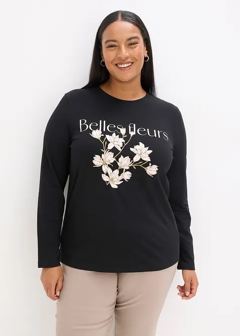 T-shirt manches longues, bonprix