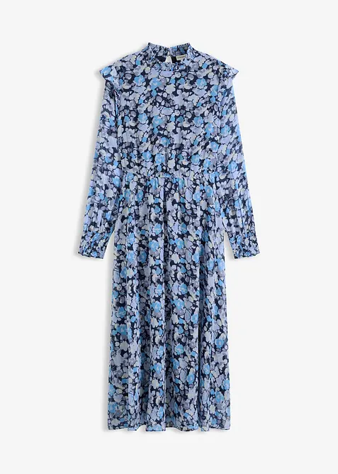 Blouse en mousseline &agrave; col montant, bonprix