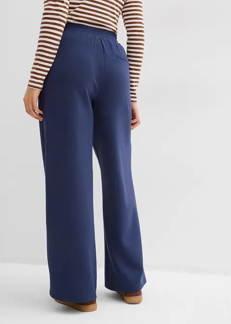 Jersey-Hose aus Scuba mit Bundfalten, bonprix