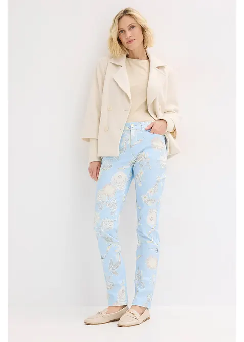Stretch-Hose mit Druck, bonprix