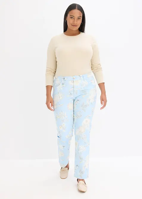 Stretch-Hose mit Druck, bonprix