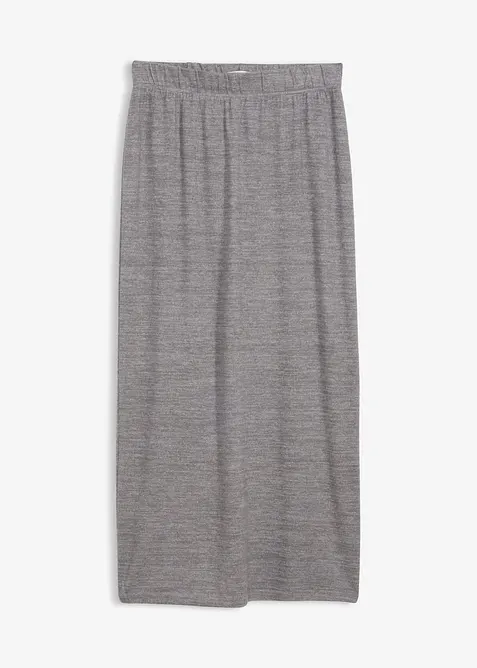 Jupe en sweat effet maille, bonprix