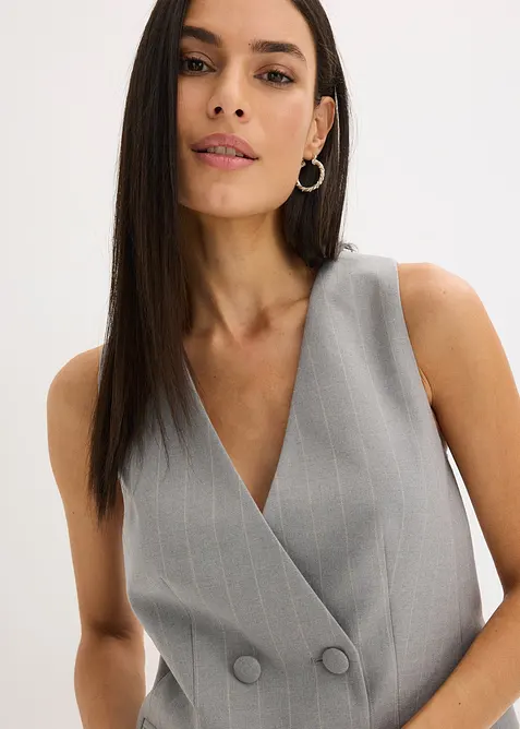 Nadelstreifen Anzugweste, bonprix