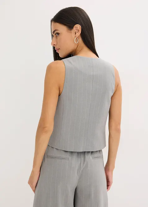 Nadelstreifen Anzugweste, bonprix