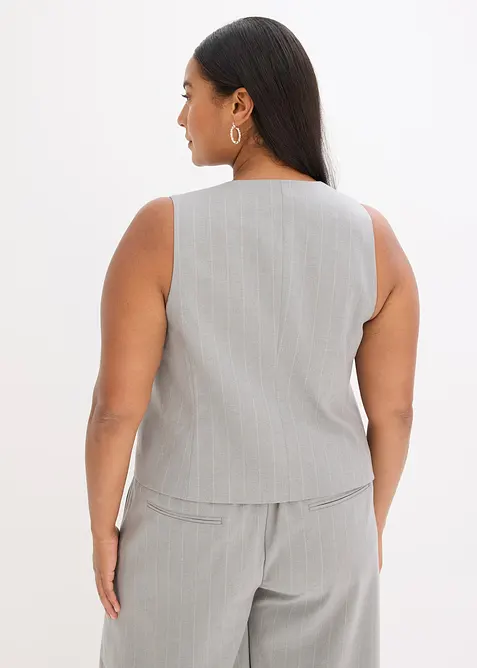 Nadelstreifen Anzugweste, bonprix