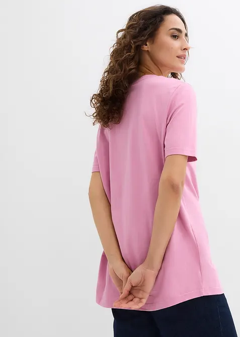 Longshirt aus reiner Bio-Baumwolle (2er Pack), bonprix