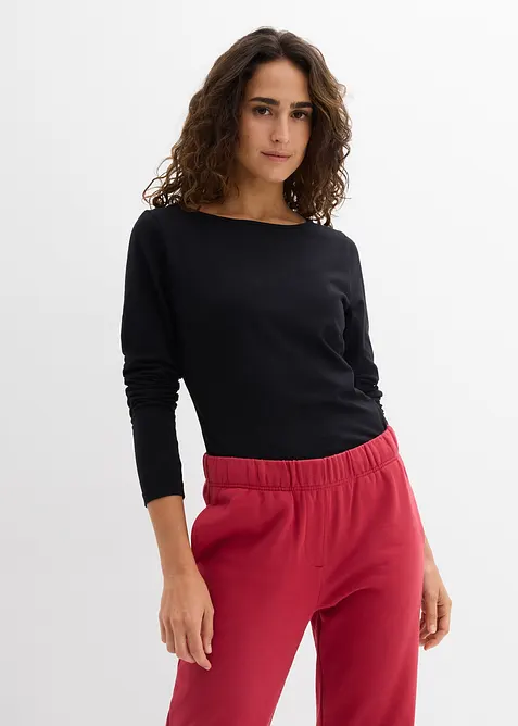 Lot de 2 bodies manches longues, bonprix