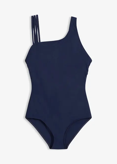 Maillot sculptant une &eacute;paule, maintien l&eacute;ger, bonprix