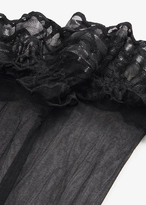 Halterlose Str&uuml;mpfe mit Spitze 20 DEN, bonprix