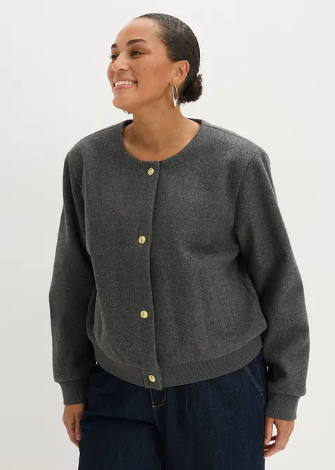 Blouson aus kuscheligem Boucl&eacute;, bonprix