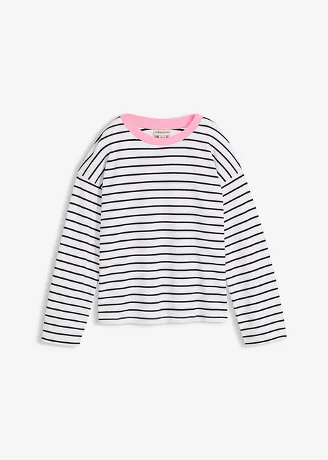 T-shirt manches longues 100% coton, bonprix