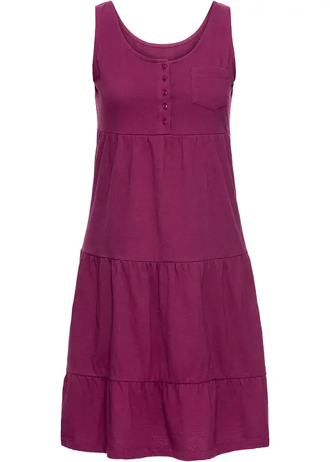 Baumwoll Jerseykleid, kurz, bonprix