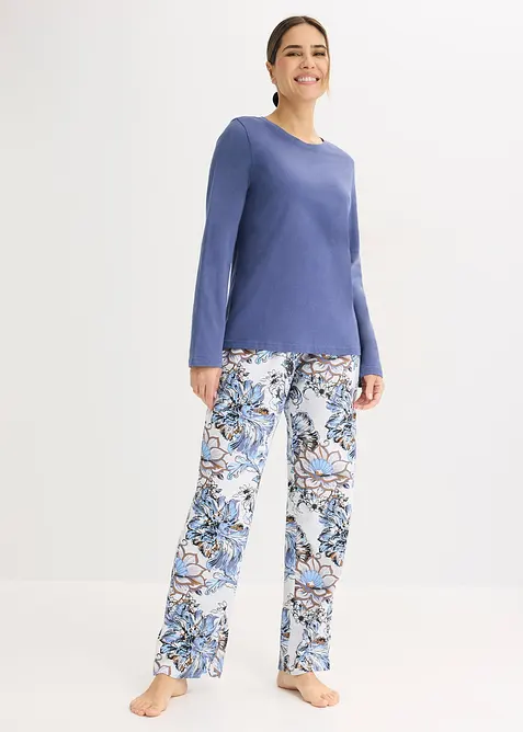 Pyjama aus weicher Baumwolle, bonprix