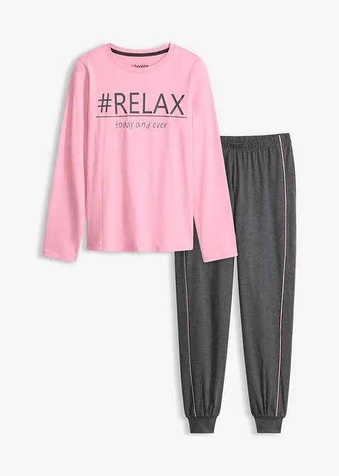 Pyjama aus weicher Baumwolle, bonprix