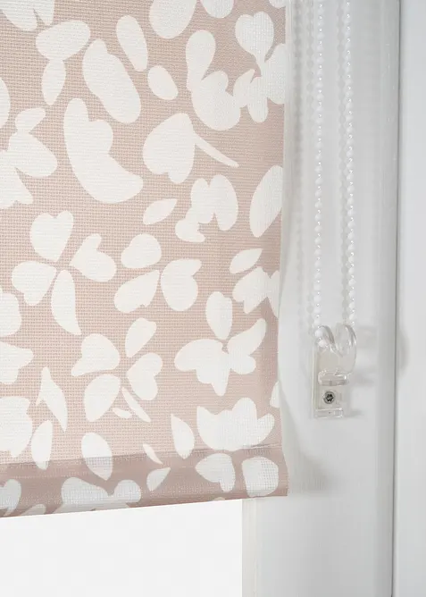 Blendschutzrollo mit Bl&uuml;mchen Druck, bonprix