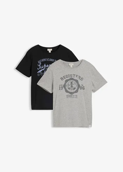T-Shirt (2er Pack), bonprix