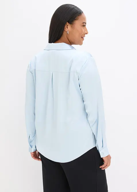 Chemisier en satin l&eacute;ger, bonprix