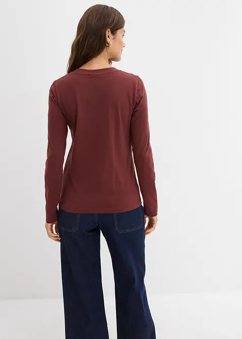 Figurbetontes Langarmshirt, bonprix