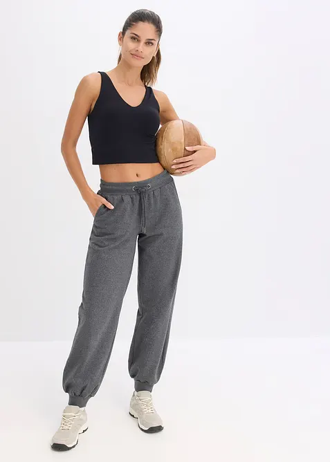 Jogginghose mit elastischem Bund, bonprix