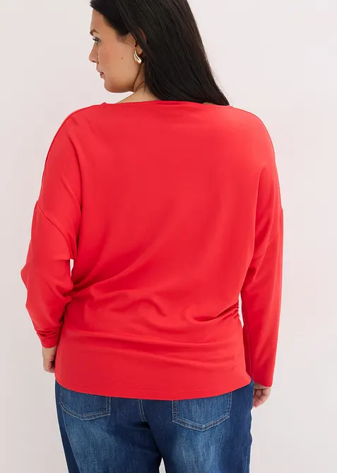Langarmshirt aus bequemen Punto di Roma, bonprix