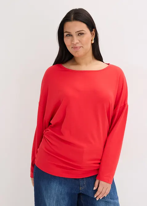 Langarmshirt aus bequemen Punto di Roma, bonprix