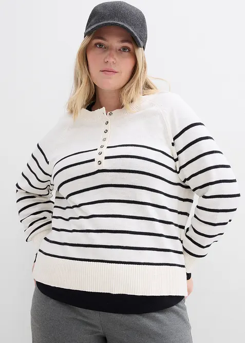 Pull 100% coton, bonprix