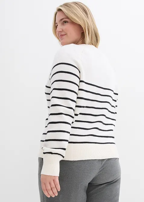 Pull 100% coton, bonprix