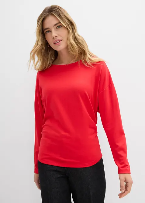 Langarmshirt aus bequemen Punto di Roma, bonprix
