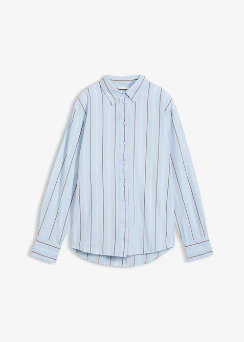 Hemdbluse aus reiner Baumwolle, bonprix