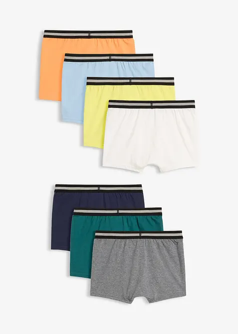 Lot de 7 boxers coton, bonprix