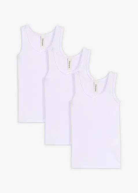 Lot de 3 d&eacute;bardeurs en coton doux, bonprix