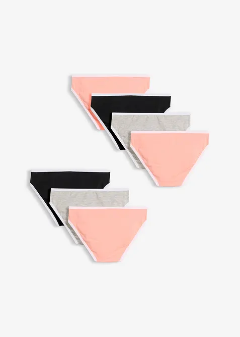 Lot de 7 slips coton, bonprix