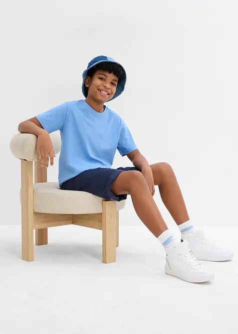 Lot de 3 T-shirts coton, bonprix