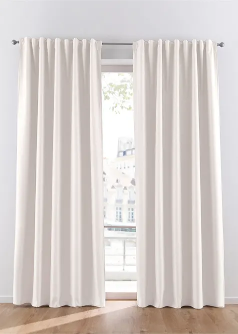 Thermo-Vorhang mit weicher Fleece-R&uuml;ckseite, auch in extra lang (1er Pack), bonprix