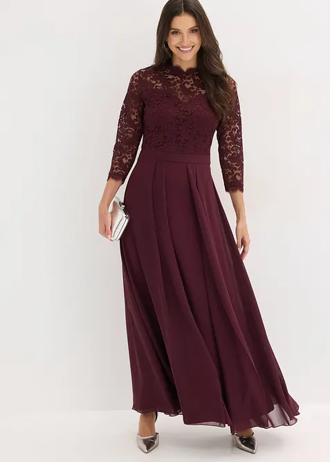 Maxikleid mit Spitze, bonprix