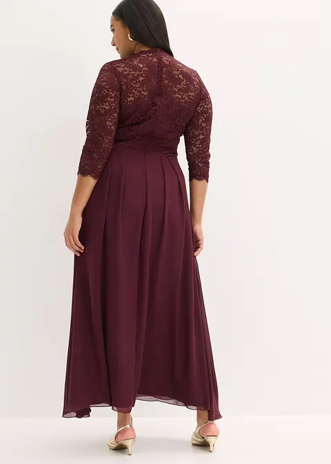 Maxikleid mit Spitze, bonprix