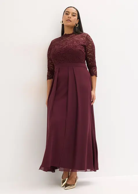 Maxikleid mit Spitze, bonprix