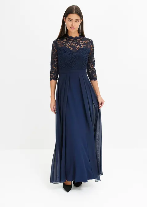 Maxikleid mit Spitze, bonprix